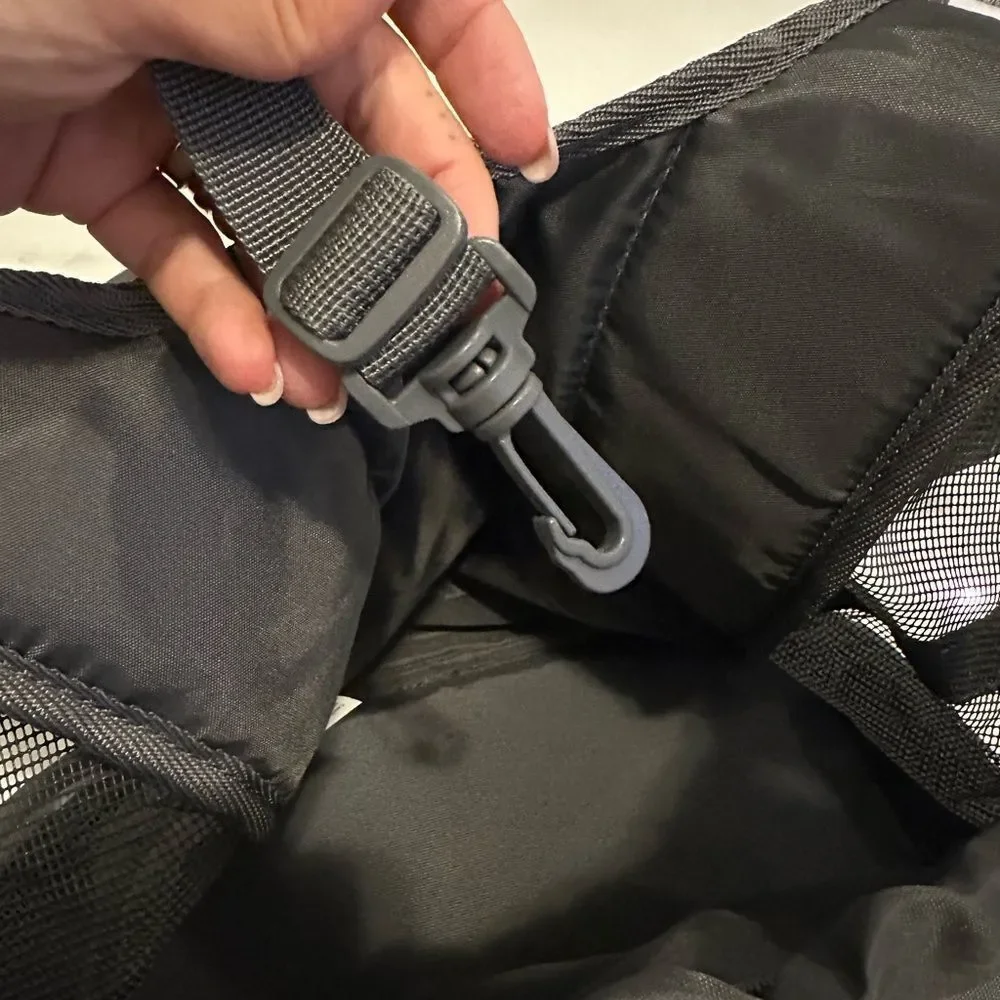 Outward Hound Charcoal and Black Backpack & puppy treat Fanny pack for training